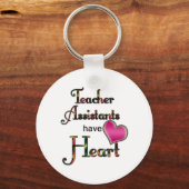 Leerassistenten hebben hart sleutelhanger (Voorkant)