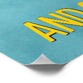 Leeravontuur Leerleslokaal Inspirerend Poster (Hoek)