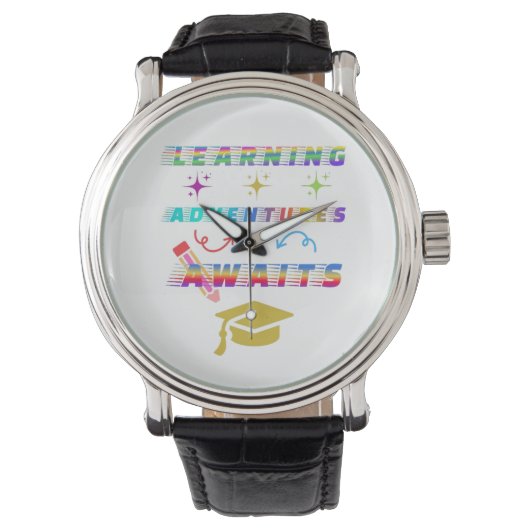 Leeravontuur wacht, eerste schooldag horloge (Voorkant)