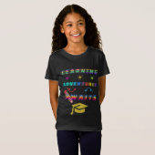 Leeravontuur wacht, eerste schooldag t-shirt (Voorkant volledig)