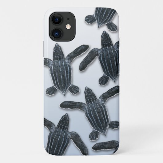 Leerbackschildpad iPhone Hoesje (Achterkant)