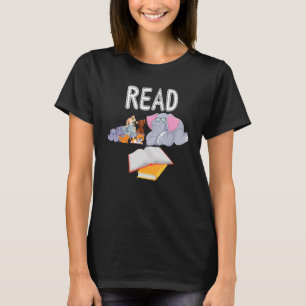 Leerbibliotheek Lees boek Club Piggie Elephant Pig T-shirt