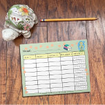 Leerboeklog van nerdy Ducking Kind met beoordeling Notitieblok<br><div class="desc">Fun Spring reading log notitieblok voor kind met een nerdy gele eend. De studenten kunnen informatie over hun lezing (titel van het boek, auteur, enz.) invullen en de sterren kleuren die overeenkomen met hun score voor het boek of de pagina's van het boek dat zij net die dag lezen. ©...</div>