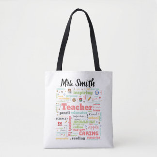 Leerboekzak Tote Bag