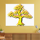 Leerboom Canvas Afdruk (Insitu (Woonkamer))