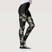 Leerboom met bloemen leggings (Rechts)