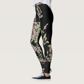 Leerboom met bloemen leggings (Links)