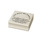 Leerbordlabel Modern adres Rubberstempel (Stempel)