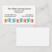 Leercentrum voor kinderopvang visitekaartje (Voorkant / Achterkant)
