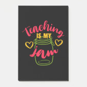 Leerdag doceren is mijn jam post-it® notes (Voorkant)