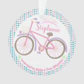 Leerde fietsen verloren het trainingswiel ornament (voorkant)