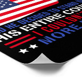 Leerde mijn zoon hoe hij moest opstaan Trotse mili Poster (Hoek)