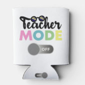 Leerermodus uit grappigheid Afgelopen dag schoolja Blikjeskoeler (Achterkant)