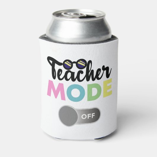 Leerermodus uit grappigheid Afgelopen dag schoolja Blikjeskoeler (Blikje Achterkant)