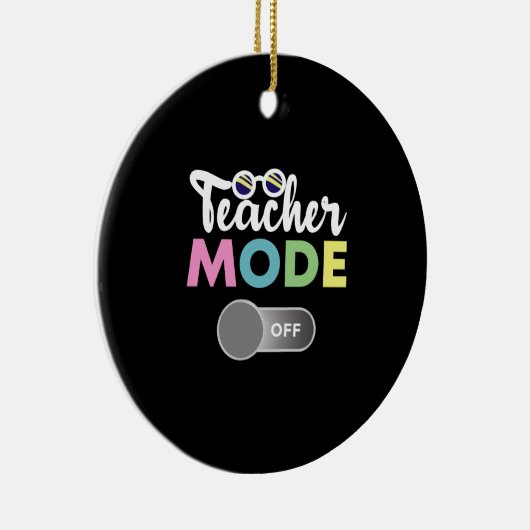 Leerermodus uit grappigheid Afgelopen dag schoolja Keramisch Ornament (Rechts)