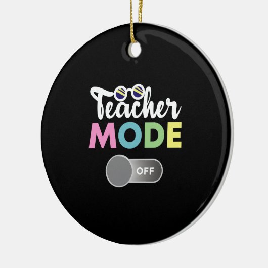 Leerermodus uit grappigheid Afgelopen dag schoolja Keramisch Ornament (Links)