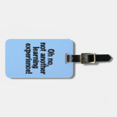 Leerervaring Bagagelabel (Voorkant horizontaal)