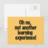 Leerervaring Briefkaart (Voorkant / Achterkant)