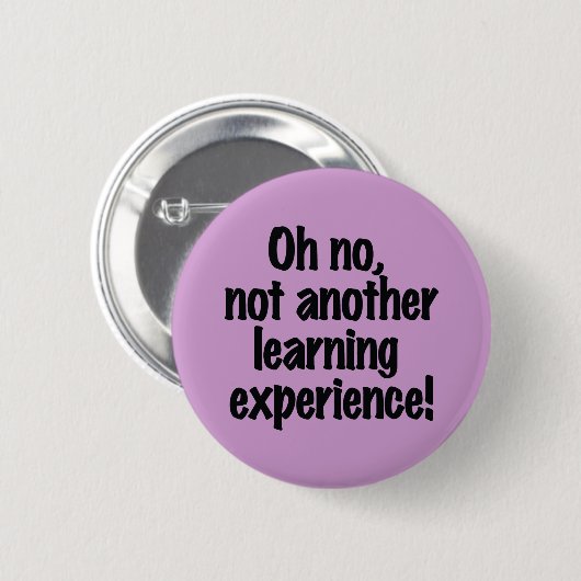 Leerervaring Ronde Button 5,7 Cm (Voorkant /achterkant)