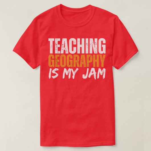 Leergebied is mijn jam t-shirt (Design voorkant)
