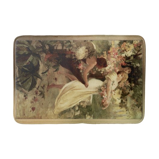 Leergeest van Alphonse Mucha Badmat (Voorkant)