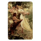 Leergeest van Alphonse Mucha Magneet (Verticaal)