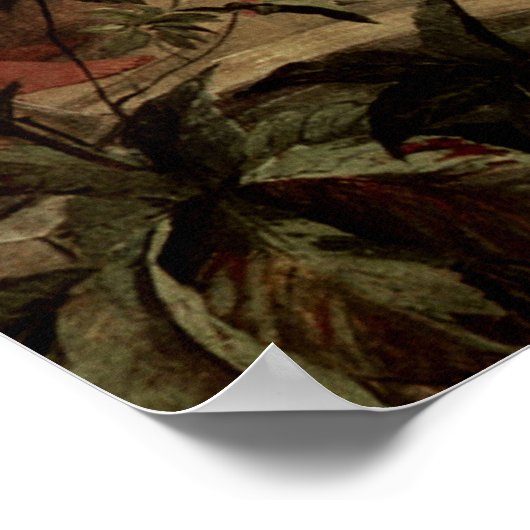 Leergeest van Alphonse Mucha Poster (Hoek)