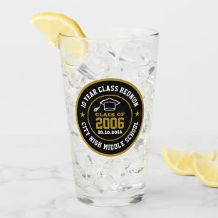 Leerjaar van de Reunion College op de middelbare s Glas