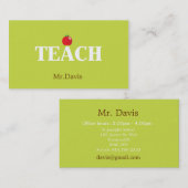 Leerkaart Visitekaartje