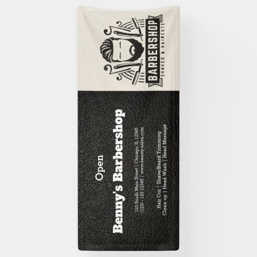 Leerkleder Spandoek (Verticaal)