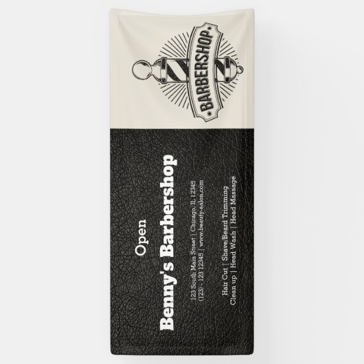 Leerkleder Spandoek (Verticaal)