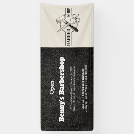 Leerkleder Spandoek (Verticaal)