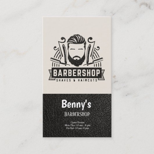 Leerkleder Visitekaartje (Voorkant)