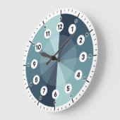 Leerklok - Verkooptijd - Blauwe ruimtes Grote Klok (Hoek)