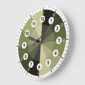 Leerklok - Verkooptijd - Bos groen Grote Klok (Hoek)
