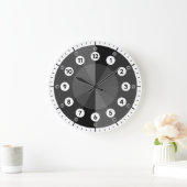 Leerklok - Verkooptijd - Midnight Black Grote Klok (Huis)