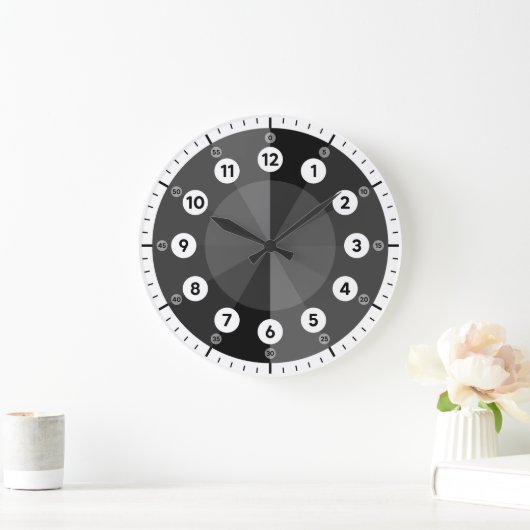 Leerklok - Verkooptijd - Midnight Black Grote Klok (Huis)