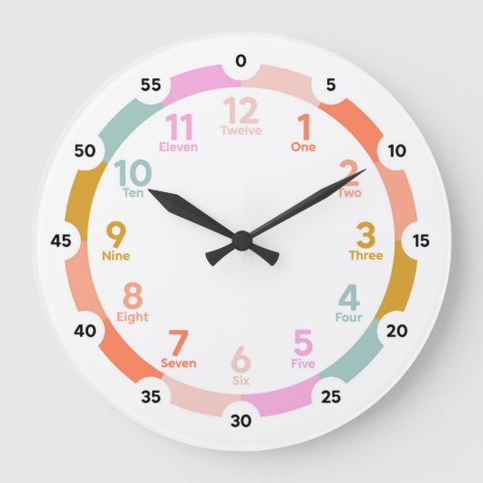 Leerklok - verse bries grote klok (Voorkant)