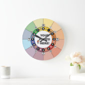 Leerklok voor kinderen (groot) grote klok (Huis)