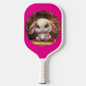 Leerkonijn Pickleball Paddle (Achterkant)
