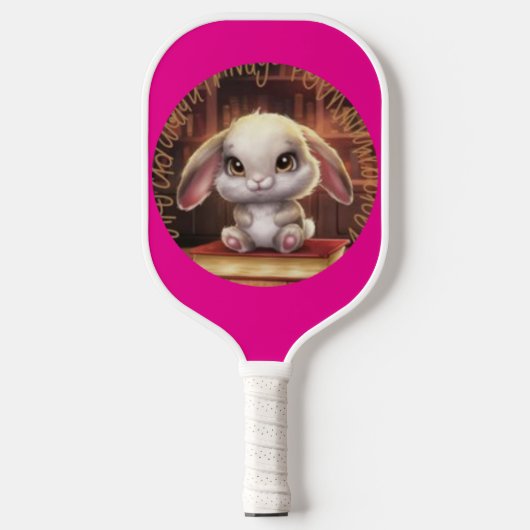 Leerkonijn Pickleball Paddle (Voorkant)