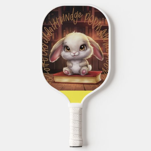 Leerkonijn Pickleball Paddle (Voorkant)