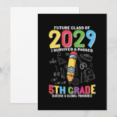 Leerkracht 5e leerjaar 5e leerjaar tijdens een wer kaart (Voorkant / Achterkant)