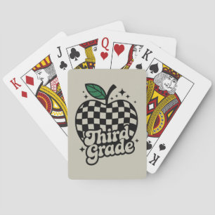 Leerkracht Derde Klas 3e Terug naar School Pokerkaarten