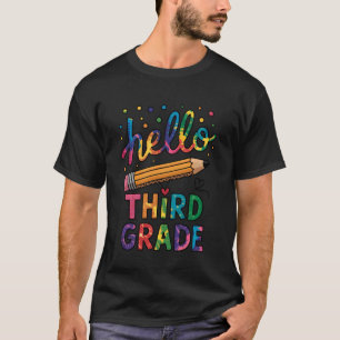 Leerkracht derde klas luipaard potlood 3e klas ach t-shirt