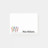 Leerkracht derde klas post-it® notes (Voorkant)