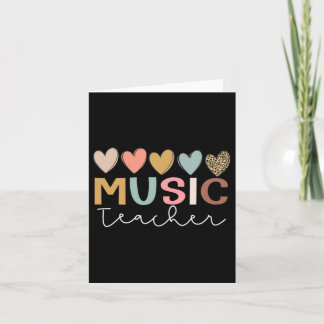Leerkracht Eerste Leerjaar Muziekleraar Eerste Dag Kaart