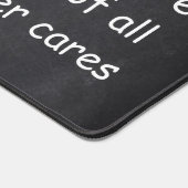 Leerkracht geeft aandelenklasse decoratie bureaumat (Hoek)