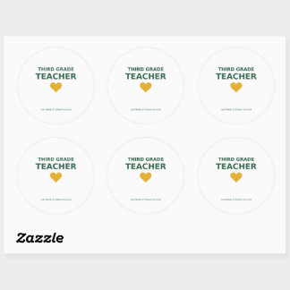Leerkracht Groep 5 — Overlever van de laatste scho Ronde Sticker