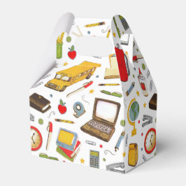 leerkracht in de creatieve school bedankdoosjes